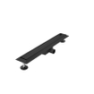 Adema Ralo Caniveau de douche - 90cm - avec grille - avec bride - noir mat SW1439618