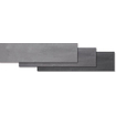 Mosa Terra Tones Tegelstroken voor wand- en vloer 15x60cm 12mm gerectificeerd R10 porcellanato Antraciet SW360592