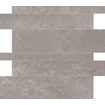 Cifre Ceramica carrelage mural - 5x60cm - Rectangulaire - 9mm - rectifié - Aspect béton - Perle SW159303