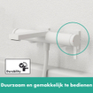 Hansgrohe Tecturis badkraan opbouw m.wit SW918751