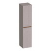 BRAUER Elevate armoire de salle de bains - 160x35x35cm - sans poignées rapportées - 2 portes - ouverture à gauche ou à droite - Timber Greige SW1200004