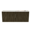 Mondiaz JOYA-DLUX 100cm toiletmeubel - kleur Shadow - Wastafel FAYE positie Rechts Zonder kraangat kleur Frappe. SW1422698