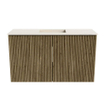 Mondiaz JOYA-DLUX 70cm toiletmeubel - kleur Dusk - Wastafel FAYE positie Midden 1 kraangat kleur Meli. SW1425810