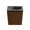 MONDIAZ TURE-DLUX Meuble toilette - 40cm - Rust - EDEN - vasque Lava - position droite - sans trou de robinet SW1103984