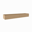Mondiaz FOGE wastafelonderkast - 200x41x25cm - 2 lades - uitsparing rechts - softclose - Oro SW1015752
