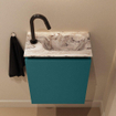 MONDIAZ TURE-DLUX Meuble toilette - 40cm - Smag - EDEN - vasque Glace - position droite - 1 trou de robinet SW1103515