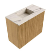 Mondiaz JOYA-DLUX Meuble de salle de bains 50cm - couleur Oak - Vasque FAYE position Gauche Sans trou de robinet couleur Nata. SW1424008