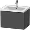 Duravit D-neo Meuble sous vasque 63.4x45.2x44cm 1 tiroir Graphite mat SW640600