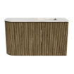 Mondiaz JOYA-DLUX 71.6cm toiletmeubel - ronding links kleur Dusk - Wastafel FAYE positie Rechts Zonder kraangat kleur Ostra. SW1423399