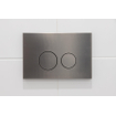 Geberit Inbouwreservoir UP320 met QeramiQ metal bedieningsplaat - dualflush - ronde knoppen - metaal gunmetal SW976077