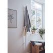 Smedbo Dry Handdoekradiator 10.7x172x8cm ophangen RVS Mat Wit SHOWROOMMODEL SHOW26253