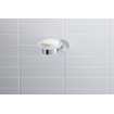 Duravit D code porte-savon en verre droit chromé GA49406