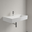 Villeroy & Boch Memento 2.0 lavabo - dessous rectifié 80x47cm - sans trop-plein 1 trou de robinet ceramic+ blanc SW358455