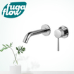 FugaFlow Eccelente Sobrado Badkamer Wastafelkraan - inbouw - met inbouwdeel - chroom - Black Friday - SW1123486