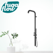 FugaFlow Eccelente Sobrado Original Colonne de douche avec douchette modèle mural noir mat SW1123677