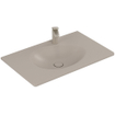 Villeroy & Boch Antao Meuble-vasque - 80 x 50 x 15 cm - Almond CeramicPlus - avec trop-plein dissimulé SW957923