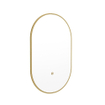 Mondiaz GLOW Miroir salle de bain - ovale - 45x90cm - éclairage LED indirect - capteur mouvement - Oro (Multi) SW1105160