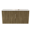 Mondiaz JOYA-DLUX Meuble de toilette 80cm - couleur Dusk - Vasque FAYE position Milieu Sans trou de robinet couleur Frappe SW1423082