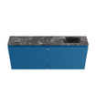 MONDIAZ TURE-DLUX Meuble toilette - 120cm - Jeans - EDEN - vasque Lava - position droite - 1 trou de robinet SW1103872