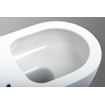 Plieger kansas WC suspendu avec chasse d'eau profonde 36x54,5cm comprenant un siège de toilette à fermeture progressive et un dispositif de levage noir mat. SW653921