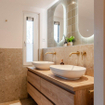Fortifura Calvi Wastafelkraan - inbouw - inclusief inbouwdeel - geborsteld Messing PVD (Goud) SW720228