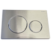 Geberit Sigma20 bedieningsplaat - 2-toets spoeling - ronde knoppen - geborsteld rvs OUTLETSTORE STORE43061
