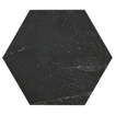 Terravito Fareno wand- en vloertegel - 21.6x25cm - 9mm - Zeshoek - Marmerlook - antraciet mat SW420150