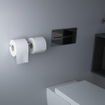 Clou Flat toiletrolhouder 28.2x4.8cm dubbel chroom SW9747