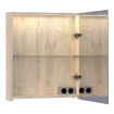 BRAUER Dual spiegelkast 60x70x15cm met 1 rechtsdraaiende spiegeldeur MFC Sahara SW371747