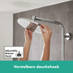 Hansgrohe Crometta S 240 Showerpipe avec robinet thermostatique Ecosmart 1 jet chromé SW73212