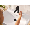 Hansgrohe Rebris S 1-gats wastafelkraan 110 coolstart m. waste mat zwart SW796576