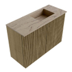 Mondiaz JOYA-DLUX 60cm toiletmeubel - kleur Dusk - Wastafel FAYE positie Rechts 1 kraangat kleur Arena. SW1425756
