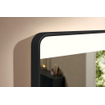 Hansgrohe Xarita Lite Q Spiegel - 50x70cm - led verlichting - Horizontaal - wandschakelaar - Zwart mat SW1165003
