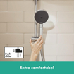 Hansgrohe Pulsify thermostaat met glijstangset 90cm 10.5cm 3jet chroom SW651035