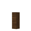 INK Badkamerkast - 35x37x106cm - 1 deur - links en rechtsdraaiend - greeploos - houten keerlijst - MFC Koper eiken SW352207