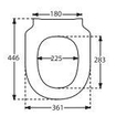 Villeroy & Boch Subway 3.0 closetzitting - ovaal met qr en sc pure black C+ SW1387344