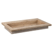 Forzalaqua Nova wastafel 60.5x51.5x9.5cm Rechthoek 0 kraangaten Natuursteen Travertin gezoet SW369918