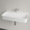 Villeroy & Boch Finion lavabo - 1 trou de robinet 80x47cm - ceramic+ sans trop-plein blanc SW106480