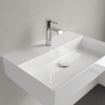 Villeroy & Boch memento 2.0 Lavabo face inférieure meulée 60x13.5x9cm 1 trou de robinet Ceramic+ Blanc Alpin SW358436