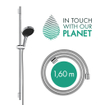 Hansgrohe Rainfinity Ensemble de douche 130 3jets barre coulissante 90cm chrome SW925809