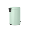 Brabantia NewIcon Poubelle à pédale - 20 litres - seau intérieur en plastique - jade green SW1117470