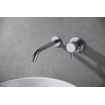 Wiesbaden Ribbd Mitigeur lavabo encastré à levier unique complet chrome SW632116