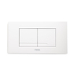 Wisa XT Kantos plaque de commande en plastique dualflush DF blanc 0701517