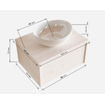 ENSEMBLE DE MEUBLE MONDIAZ LUSH - 80cm - 1 tiroir - lavabo BARCO - vasque centrale - 1 trou de robinet - anthracite SW409607