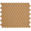 The Mosaic Factory Hexagon carreau mosaïque - 26x30cm - carreau mural et de sol - Hexagone/Hexagonale - Porcelaine Tuscany Gold Mat SW1015066
