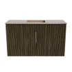 Mondiaz JOYA-DLUX Meuble de salle de bains 70cm - couleur Shadow - Vasque FAYE position Milieu Sans trou de robinet couleur Arena SW1424801