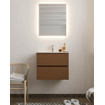 Mondiaz VICA ensemble de meuble de salle de bain - 60cm - meuble sous-vasque reposant - 2 tiroirs - lavabo denia milieu - 1 trou de robinet - version XL 60cm de haut SW1089713