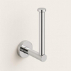 FugaFlow Eccelente Ensemble accessoires WC 5 pièces - porte-rouleau de papier toilette - porte-rouleau de réserve - porte-brosse WC - crochet porte-serviette - poubelle à pédale - chrome SW1450709