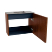 Mondiaz JOYA-DLUX Meuble de toilette 50cm - couleur Ruby - Vasque FAYE position Milieu Sans trou de robinet couleur Oza SW1425490
