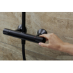 Hansgrohe Vernis 240 1jet Showerpipe met thermostaat mat zwart SW803227